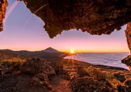 Lais Puzzle - Sonnenuntergang in Mirador de la Tarta mit Blick auf den Vulkan Teide, Teneriffa - 1.000 Teile
