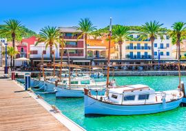 Lais Puzzle - Boot im Hafen von Port de Andratx auf der Insel Mallorca - 1.000 Teile