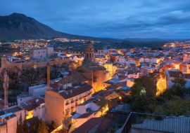 Lais Puzzle - Nachtblick auf die Stadt Loja in Granada. Spanien - 1.000 Teile