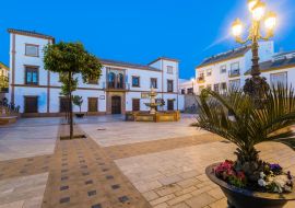 Lais Puzzle - Schöner Stadtplatz in Palos de la Frontera,Huelva,Spanien - 1.000 Teile