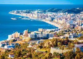 Lais Puzzle - Fuengirola Küste an der Costa del Sol Luftsicht, Andalusien Region Spanien - 1.000 Teile