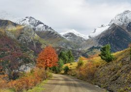 Lais Puzzle - Herbstszene im Tal von Bujaruelo, Provinz Huesca, Spanien - 1.000 Teile