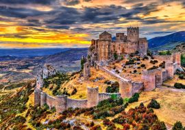 Lais Puzzle - Schloss Loarre bei Sonnenuntergang. Provinz Huesca - Aragon, Spanien - 1.000 Teile