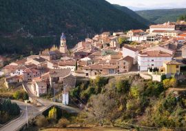 Lais Puzzle - Aussicht auf Cabra de Mora, Dorf in Teruel, Aragon, Spanien - 1.000 Teile