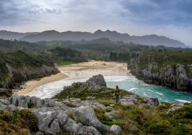 Lais Puzzle - Cuevas del Mar Beach in Nueva, Llanes Asturien - 1.000 Teile