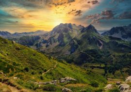 Lais Puzzle - Berglandschaft in Asturien, in der Nähe von Somiedo, Spanien - 1.000 Teile
