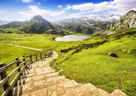Lais Puzzle - Ercina-See, einer der berühmten Seen von Covadonga, Asturien, Spanien - 1.000 Teile