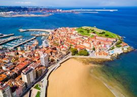 Lais Puzzle - Gijon-Meersicht im Zentrum von Gijon in Asturien, Spanien - 1.000 Teile