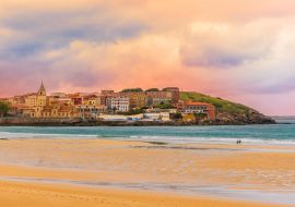 Lais Puzzle - Gijon bei Sonnenuntergang - Asturien in Spanien - 1.000 Teile