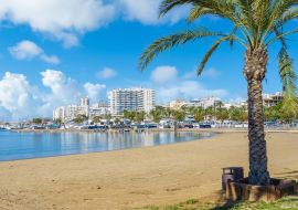 Lais Puzzle - Landschaft mit Sant Antoni de Portmany strand, Ibiza-Inseln, Spanien - 1.000 Teile