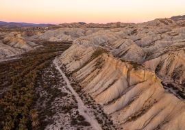 Lais Puzzle - Luftbild der Wüste Tabernas in Almeria Andalusien Spanien - 1.000 Teile