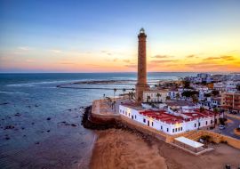 Lais Puzzle - Leuchtturm von Chipiona bei Morgendämmerung in der Provinz Cadiz, Spanien - 1.000 Teile