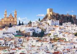 Lais Puzzle - Olvera Stadt, als das Tor der weißen Städte Route in der Provinz Cadiz, Spanien - 1.000 Teile