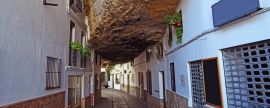 Lais Puzzle - Straße von Setenil de las Bodegas, Cadiz, Andalusien, Spanien - 2.000 Teile