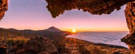 Lais Puzzle - Sonnenuntergang in Mirador de la Tarta mit Blick auf den Vulkan Teide, Teneriffa - 2.000 Teile