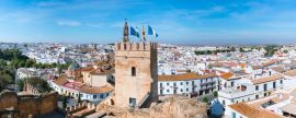 Lais Puzzle - Homage Tower of San Pedro Festung Carmona Stadt in Sevilla Provinz Andalusien in Spanien - 2.000 Teile