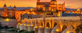 Lais Puzzle - Abendblick auf die Kathedrale mit römischer Brücke in Cordoba - Spanien - 2.000 Teile