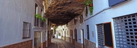 Lais Puzzle - Straße von Setenil de las Bodegas, Cadiz, Andalusien, Spanien - 1.000 Teile