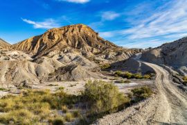 Lais Puzzle - Wüste von Tabernas, Desierto de Tabernas. Die einzige Wüste Europas. Almeria, Andalusien, Spanien - 2.000 Teile