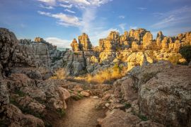 Lais Puzzle - Spektakuläre Karstlandschaft bei Sonnenaufgang in Torcal de Antequera, Malaga, Andalusien, Spanien - 2.000 Teile