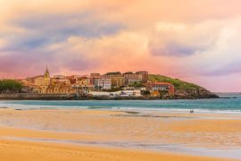 Lais Puzzle - Gijon bei Sonnenuntergang - Asturien in Spanien - 2.000 Teile