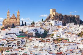 Lais Puzzle - Olvera Stadt, als das Tor der weißen Städte Route in der Provinz Cadiz, Spanien - 2.000 Teile