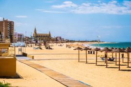 Lais Puzzle - Strand von Chipiona in der Provinz Cadiz, Spanien - 2.000 Teile