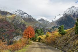 Lais Puzzle - Herbstszene im Tal von Bujaruelo, Provinz Huesca, Spanien - 2.000 Teile