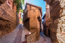 Lais Puzzle - Aussicht auf die Stadt Albarracin mudejar in Teruel, Spanien - 2.000 Teile