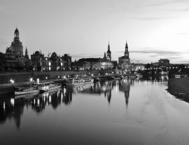 Lais Puzzle - Dresden schwarz weiß - 1.000 Teile