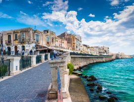 Lais Puzzle - Küste der Insel Ortigia bei der Stadt Syrakus, Sizilien, Italien - 1.000 Teile