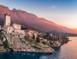 Lais Puzzle - Gardasee - Blick auf das Dorf Malcesine - 1.000 Teile