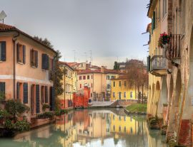 Lais Puzzle - Treviso romantisches Stadtbild Italien - 1.000 Teile