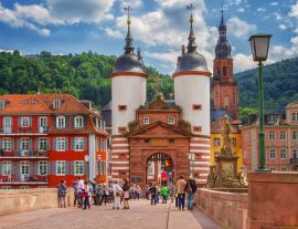 Lais Puzzle - Berühmtes altes Brückentor. Heidelberg, Deutschland - 1.000 Teile