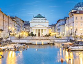 Lais Puzzle - Canal Grande im Stadtzentrum von Triest, Italien - 1.000 Teile