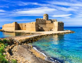 Lais Puzzle - Le Castella. Isola di Capo Rizzuto - erstaunliche Burg und schönes Meer in Kalabrien, Italien - 1.000 Teile