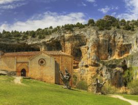 Lais Puzzle - Templerkirchen-Panorama in Flusswölfe Schlucht in Soria, Spanien - 1.000 Teile