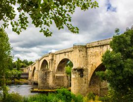 Lais Puzzle - Brücke. Fluss Minho. Ourense Stadt, Galizien, Spanien - 1.000 Teile