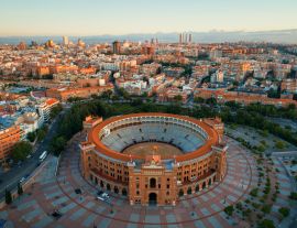 Lais Puzzle - Luftbild der Stierkampfarena Madrid Las Ventas - 1.000 Teile