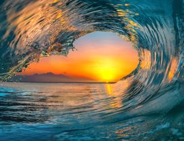 Lais Puzzle - Welle im Sonnenuntergang - 1.000 Teile