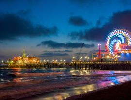 Lais Puzzle - Los Angeles, Ferris Wheel in Santa Monica. Kalifornien - 1.000 Teile