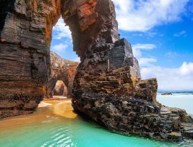 Lais Puzzle - Kathedralen-Strand Catedrais Strand in Galizien Spanien - 1.000 Teile