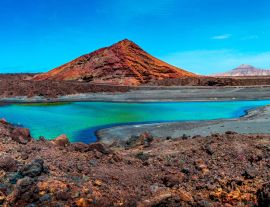 Lais Puzzle - Vulkanische Natur im Timanfaya-Nationalpark nahe der Seeküste in Lanzarote, Kanarische Inseln, Spanien - 1.000 Teile