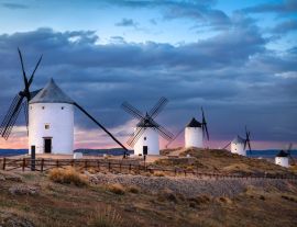 Lais Puzzle - Windmühlen von Consuegra im Sonnenuntergang, Castilla-La Mancha, Spanien - 1.000 Teile