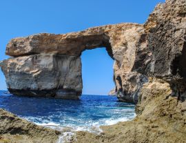 Lais Puzzle - Blaues Fenster in Malta - 1.000 Teile