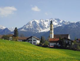 Lais Puzzle - Kirche von Pfronten-Berg vor Breitenberg - 1.000 Teile