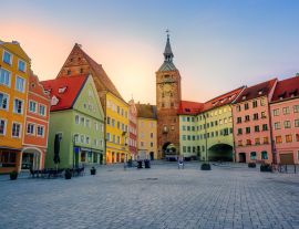Lais Puzzle - Landsberg am Lech historische Altstadt, Bayern, Deutschland - 1.000 Teile