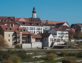 Lais Puzzle - Schöne Kulisse der Kleinstadt Cham, Bayern, Deutschland - 1.000 Teile