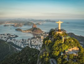 Lais Puzzle - Luftaufnahme der Christ- und Botafogo-Bucht aus einem hohen Winkel - 1.000 Teile