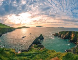 Lais Puzzle - Ring of Dingle Peninsula Kerry Irland Dunquin Pier Harbor Rock Stone Cliff Landscape Seascape - 1.000 Teile